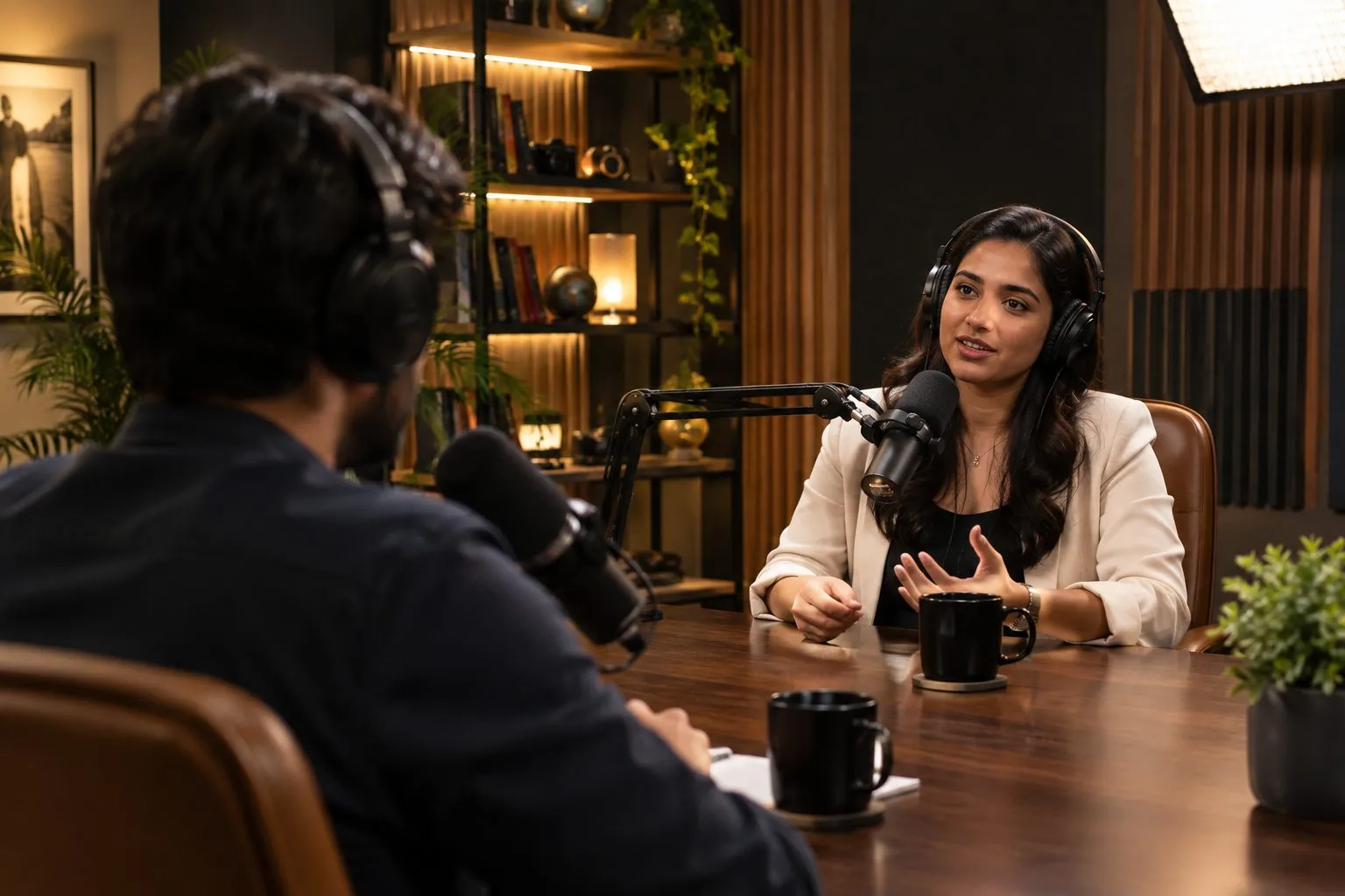 Footage shot at Sai Podcast Studios